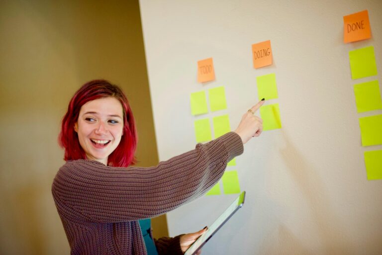 Digital kanban board