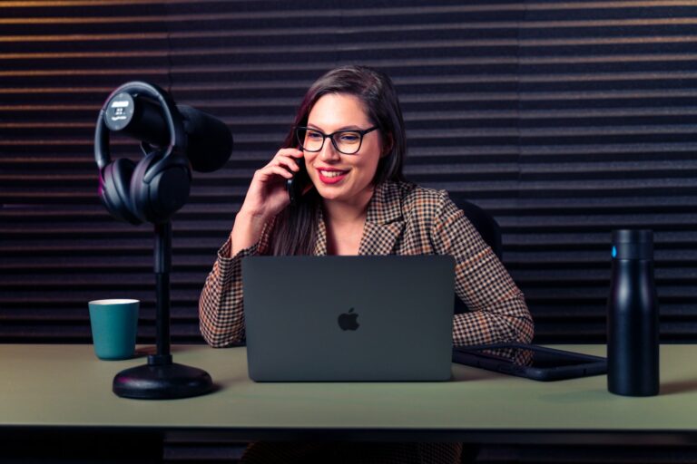 Person listening audio