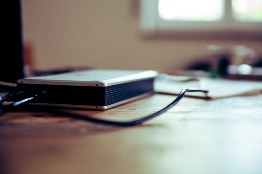 Laptop external hard