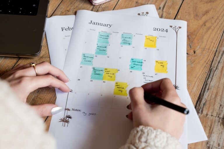 Person planning day