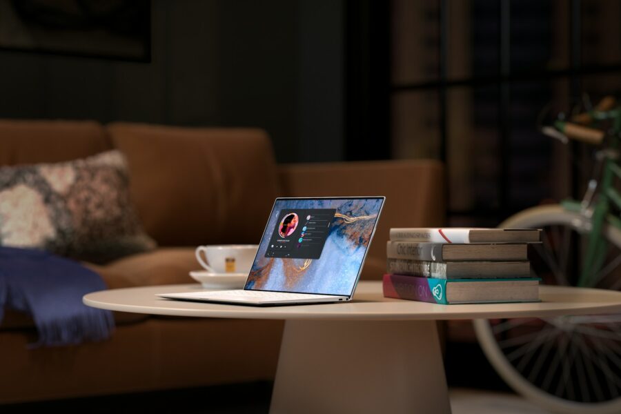 Laptop screen browser