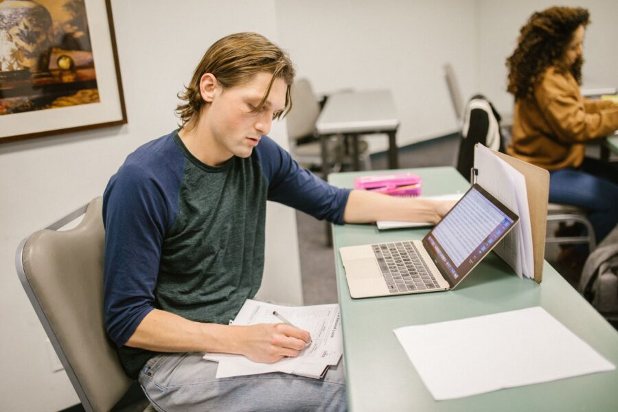 Student laptop tablet