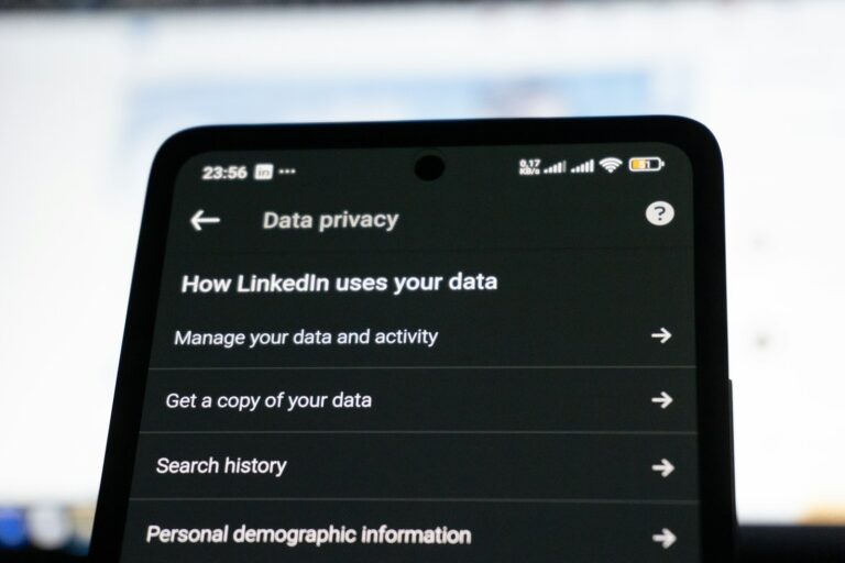 Person reading privacy