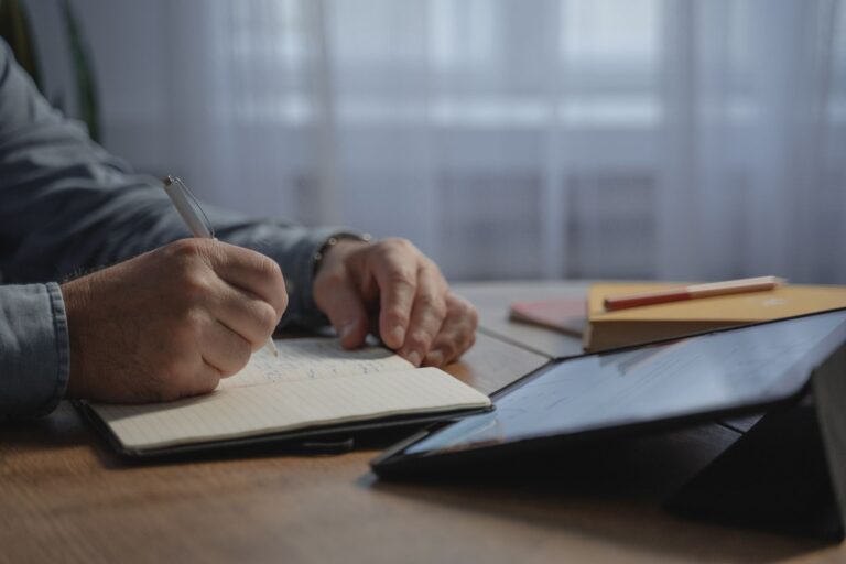 Person reading digital
