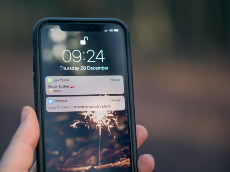 Phone settings screen