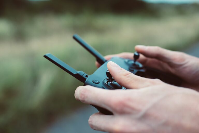 Drone controller hands
