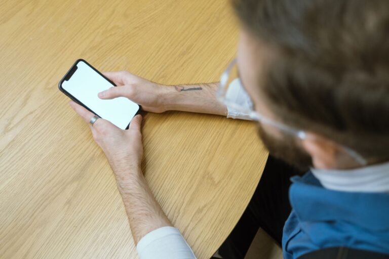 Person checking suspicious
