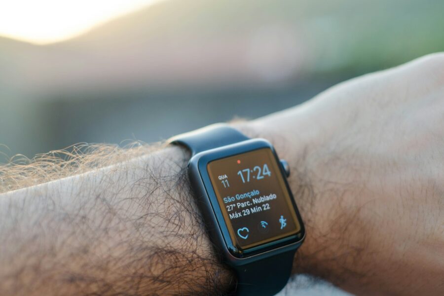 Smartwatch wrist close