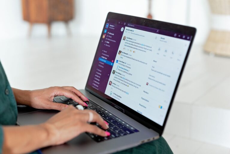 Person closing browser