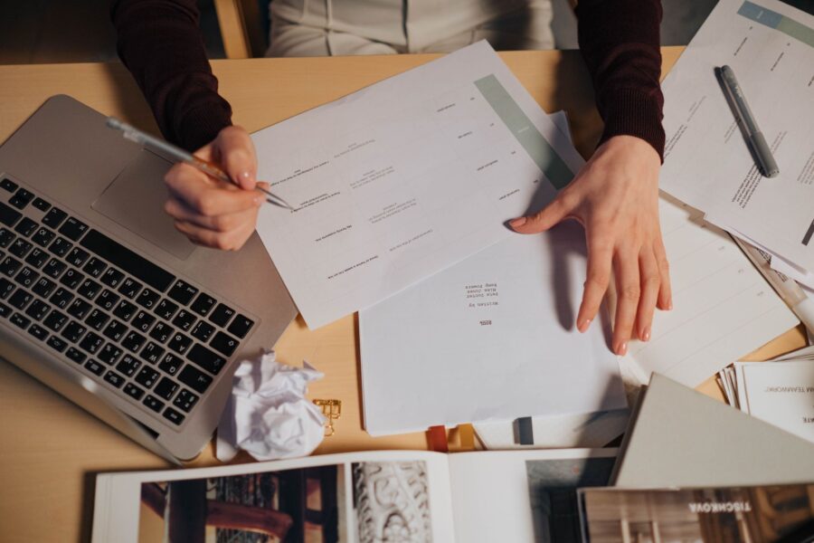 Laptop desk template