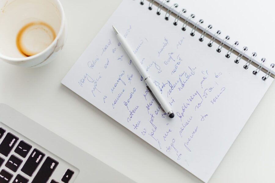 Laptop notebook coffee