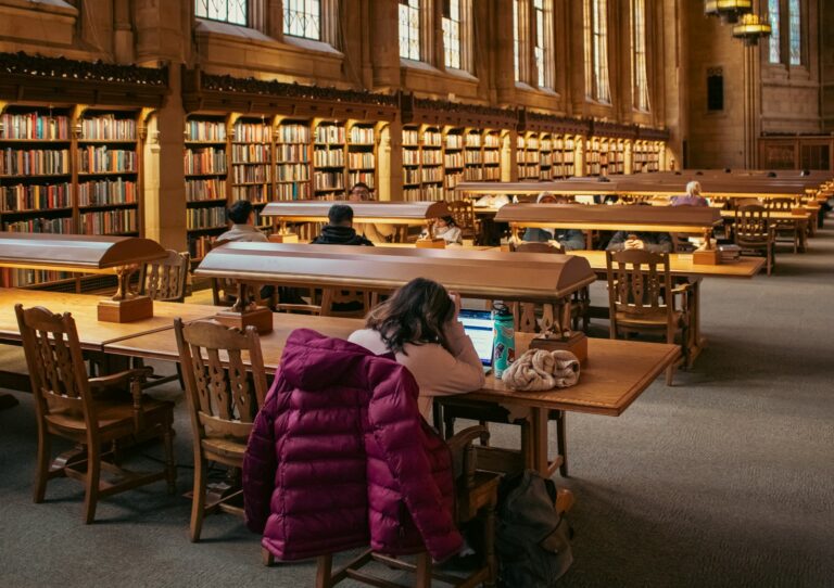 University library student