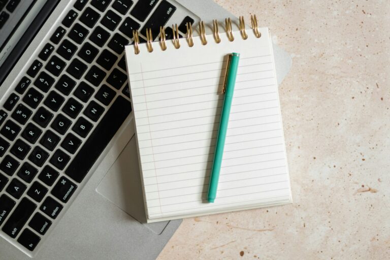 Notebook handwritten prompts
