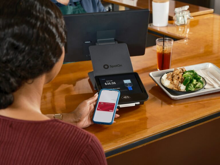 Tap pay phone
