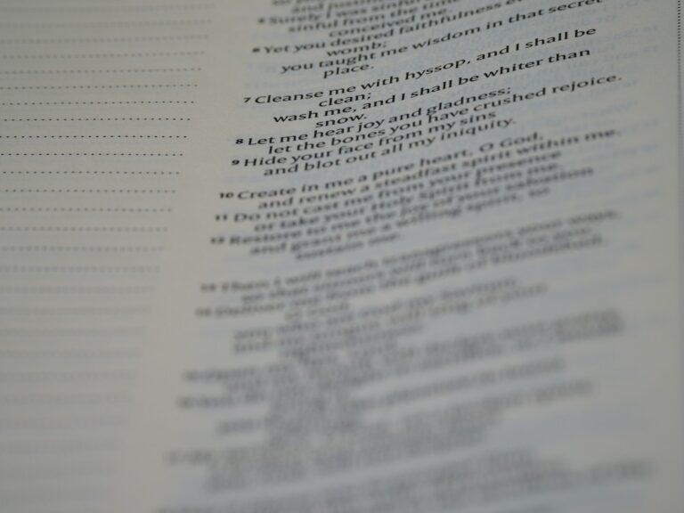 Closeup document comparison