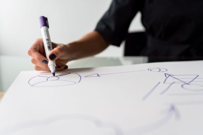 Hand drawing simple
