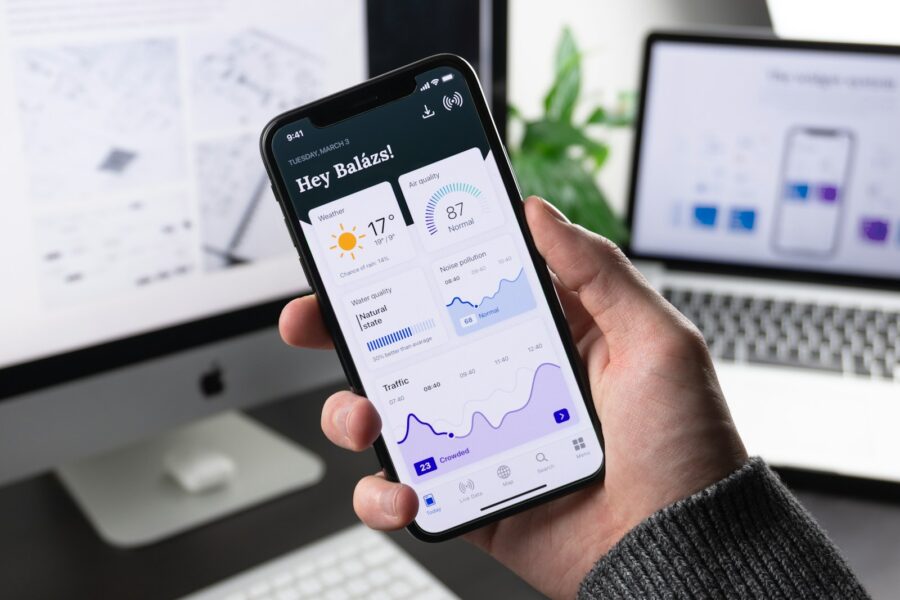Smartphone finance app