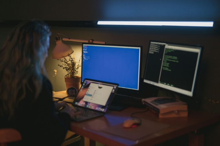 Person helping remotely