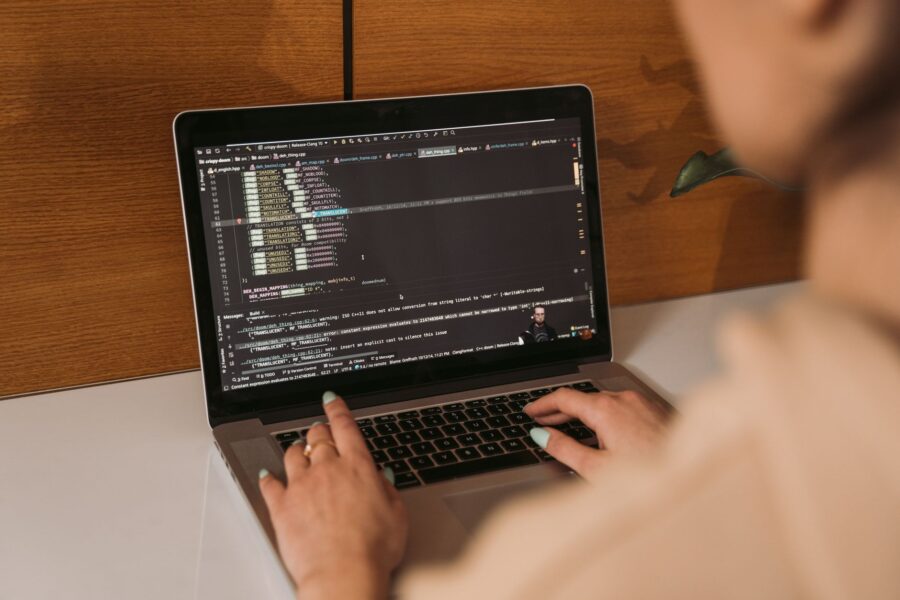 Person using database