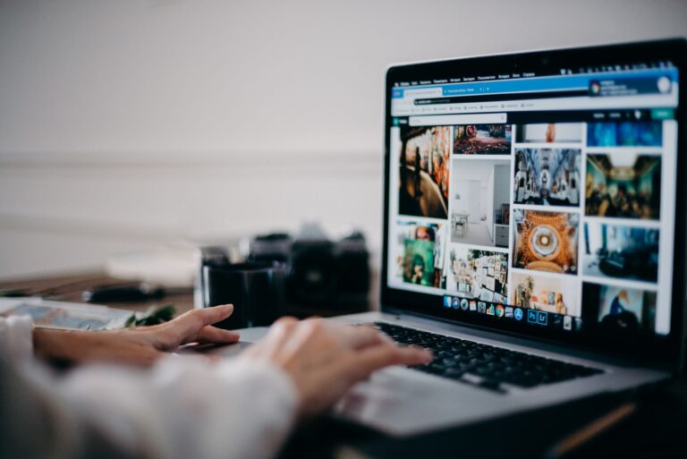 Person using online