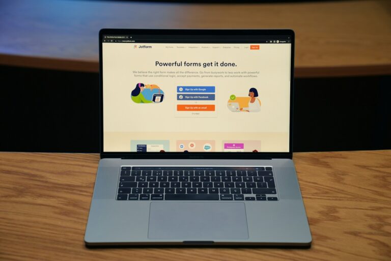 Person filling online