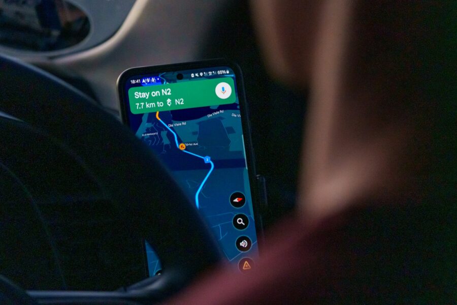 Online map smartphone